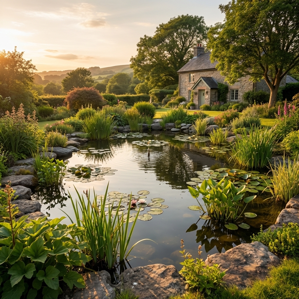 pond withnatural rock surround pond withnatural rock surround